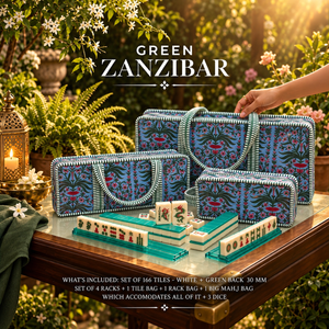 Green Zanzibar - The Elevated Basic Set (Floral Bag)