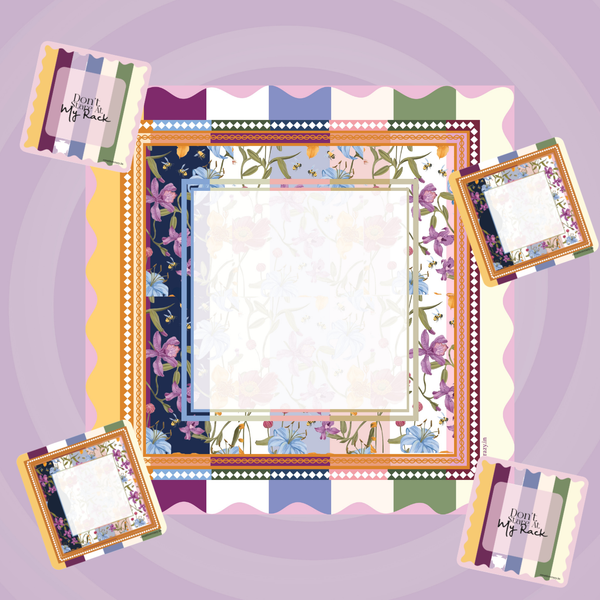 Gossip Garden Coasters - Set of 4