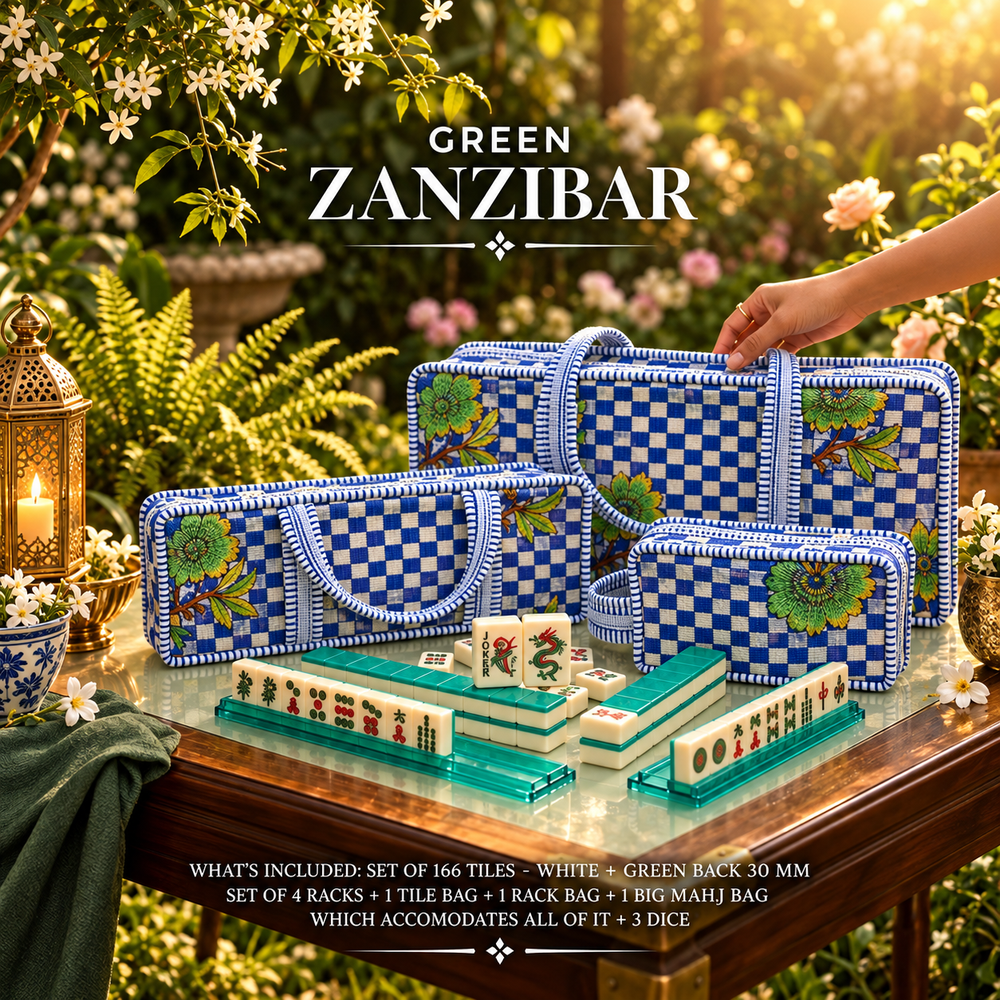 Green Zanzibar - The Elevated Basic Set (Checkered Bag)