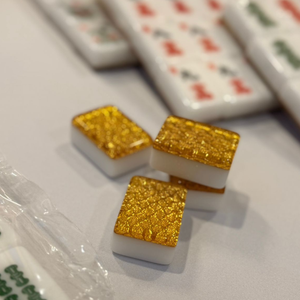 Golden Haze Mahjong Tiles