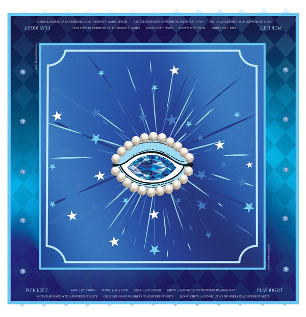 Cosmic Evil Eye Mahjong Mat