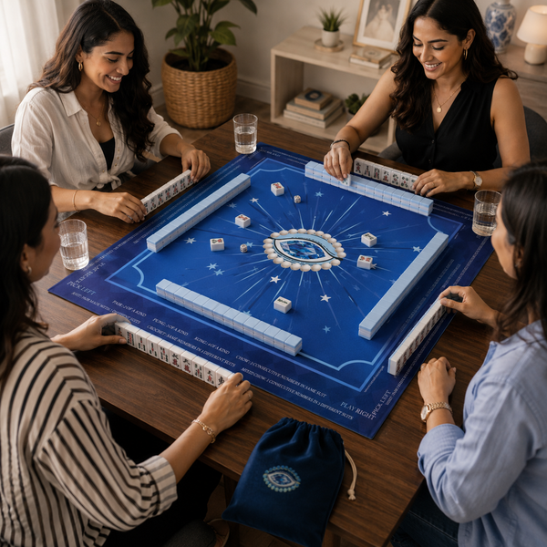Cosmic Evil Eye Mahjong Mat