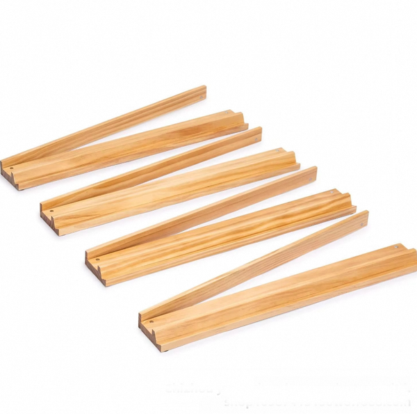 Wooden Magnetic Mahjong Racks - Pine