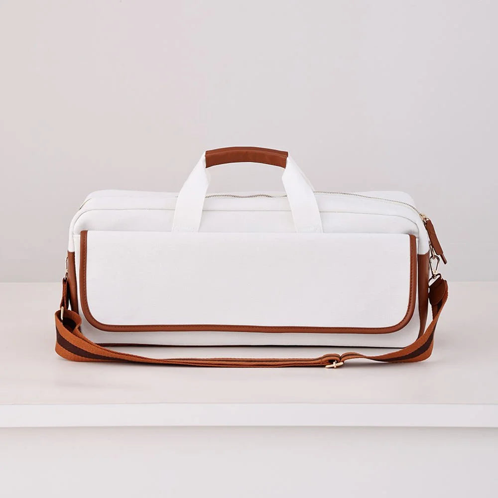 Mahjong Weekender Bag - Brown