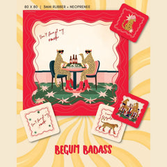 Begum Badass Coasters - Set of 4