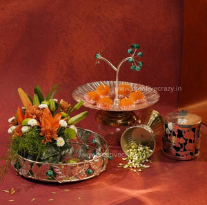 Silver Plated Trays, Platters and Jars