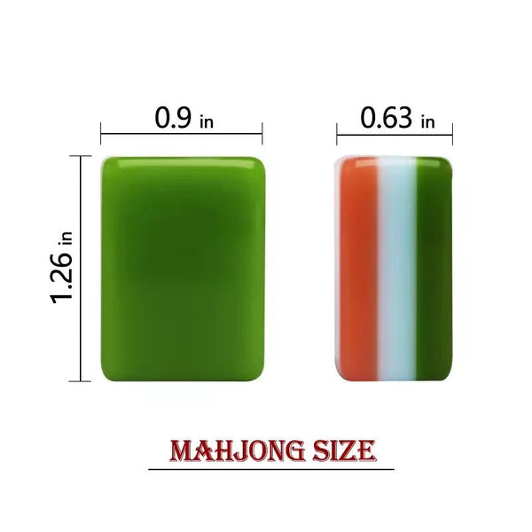 Melon Grove - Premium Tri Colour Mahjong Tiles