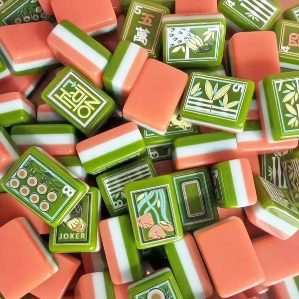 Melon Grove - Premium Tri Colour Mahjong Tiles