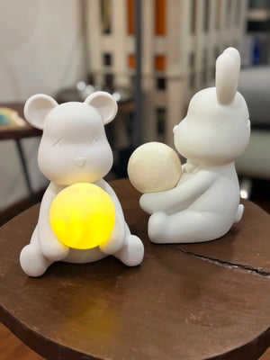 Moon Glow Bear Lamp + Piggy Bank