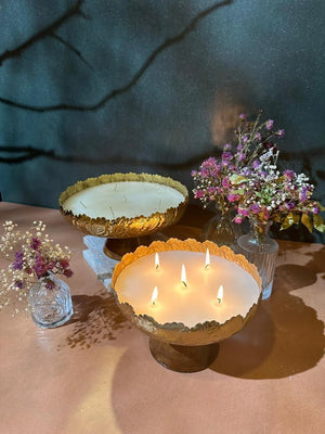 Silver Luxury Scented Candle Urli