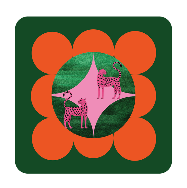 Pink Panther Coasters - Set of 4