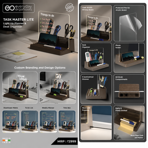 Task Master Lite – Light Up Planner &  Desk Organiser