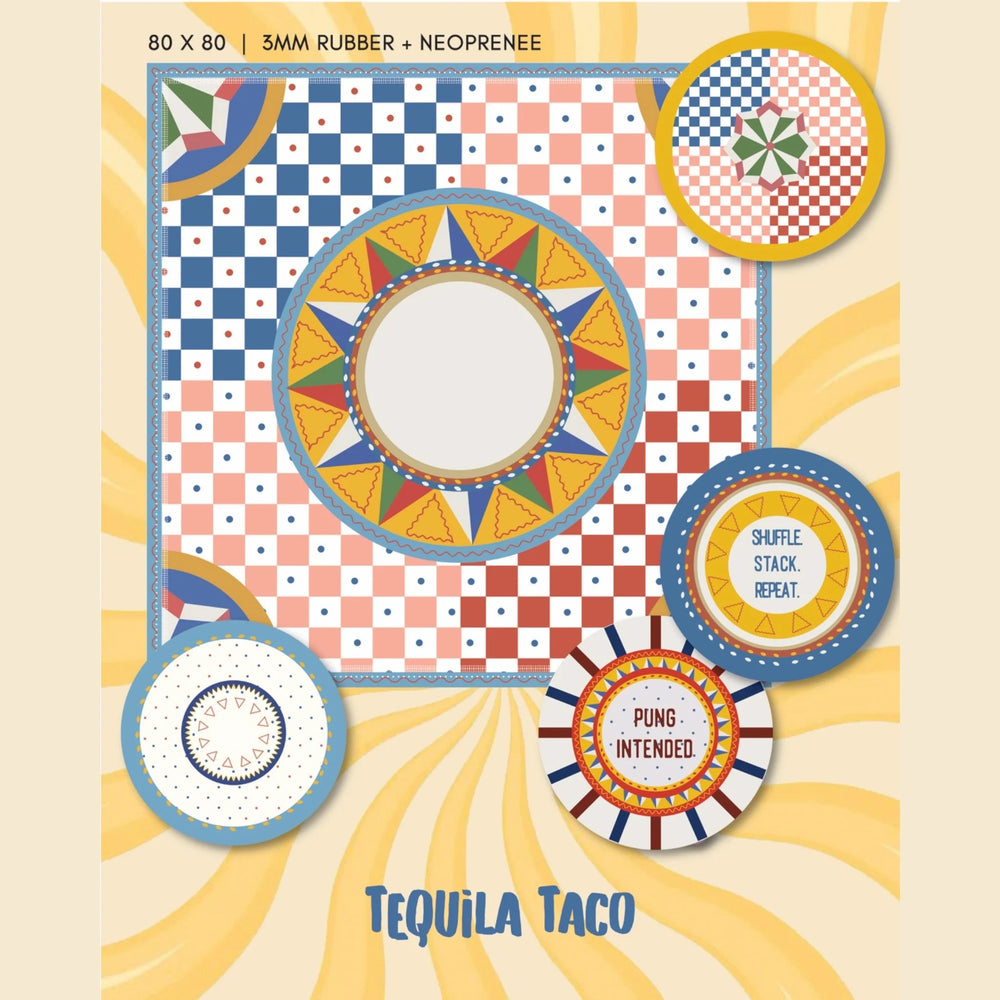 Tequila Taco Coasters - Set of 4