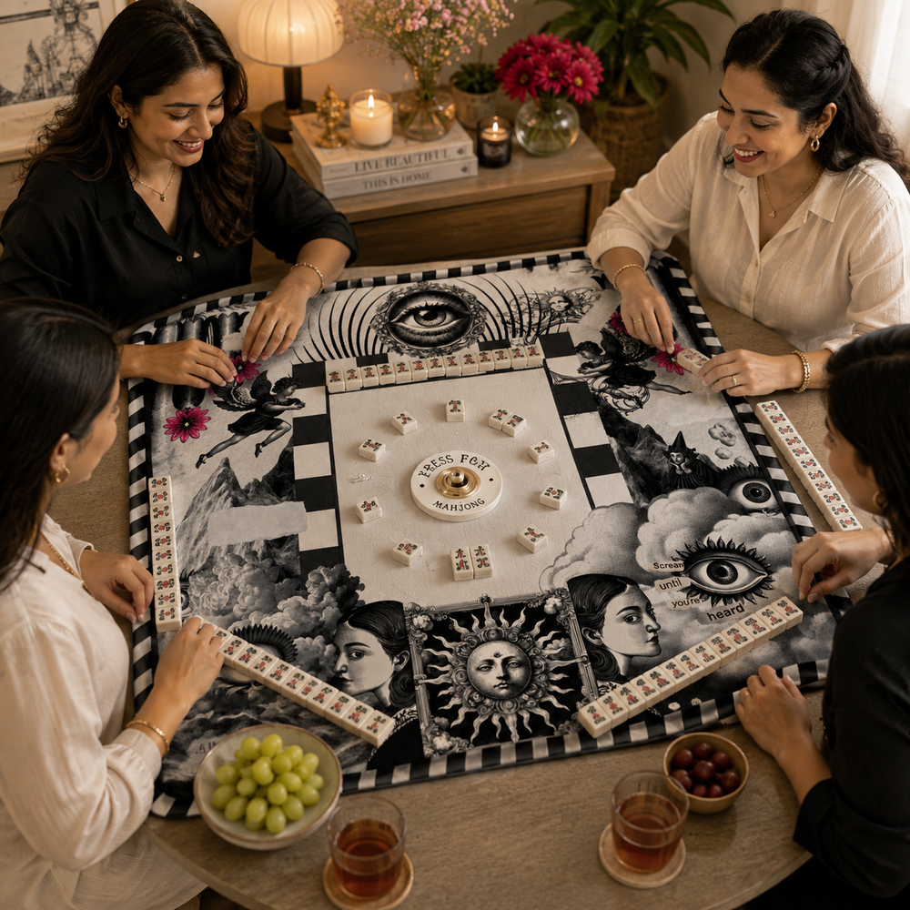 The Oracle Table Mahjong Mat