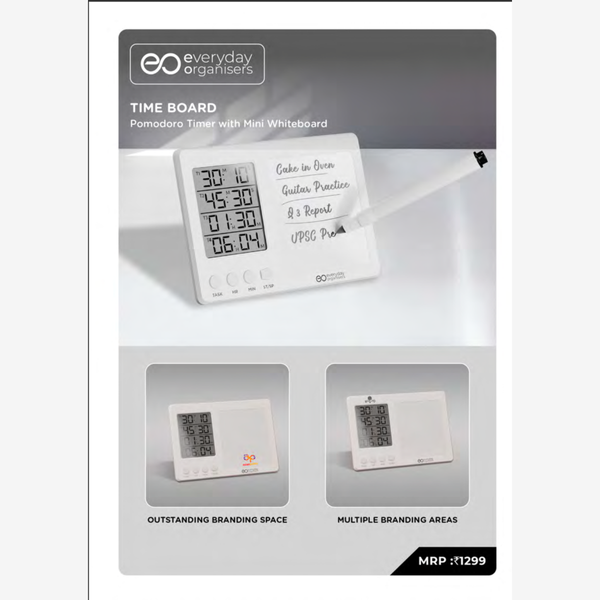 Time Board – Pomodoro Timer with Mini Whiteboard