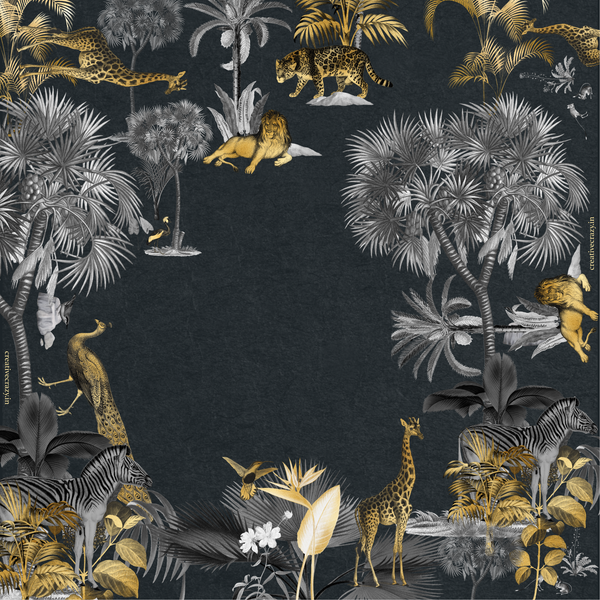 Midnight Safari Mahjong Mat