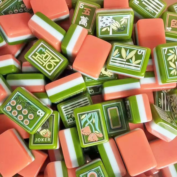 Melon Grove - Premium Tri Colour Mahjong Tiles