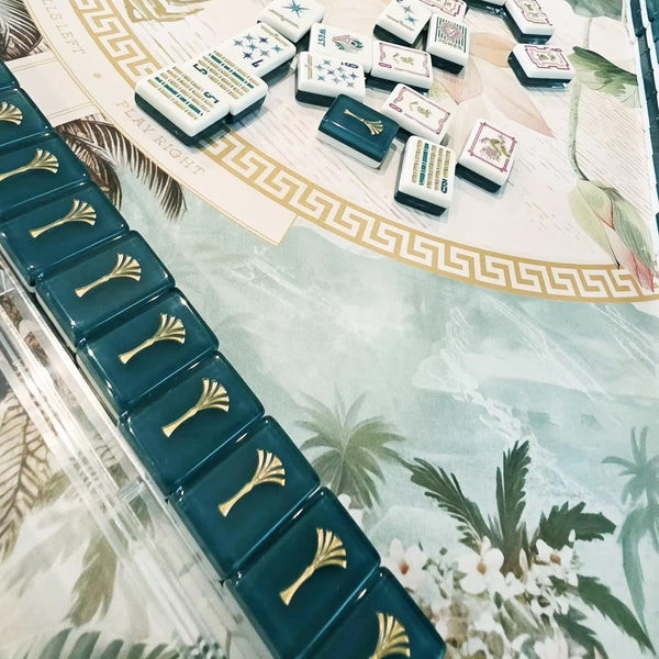 Midnight Ginkgo – Premium Mahjong Tiles
