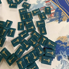Midnight Ginkgo – Premium Mahjong Tiles