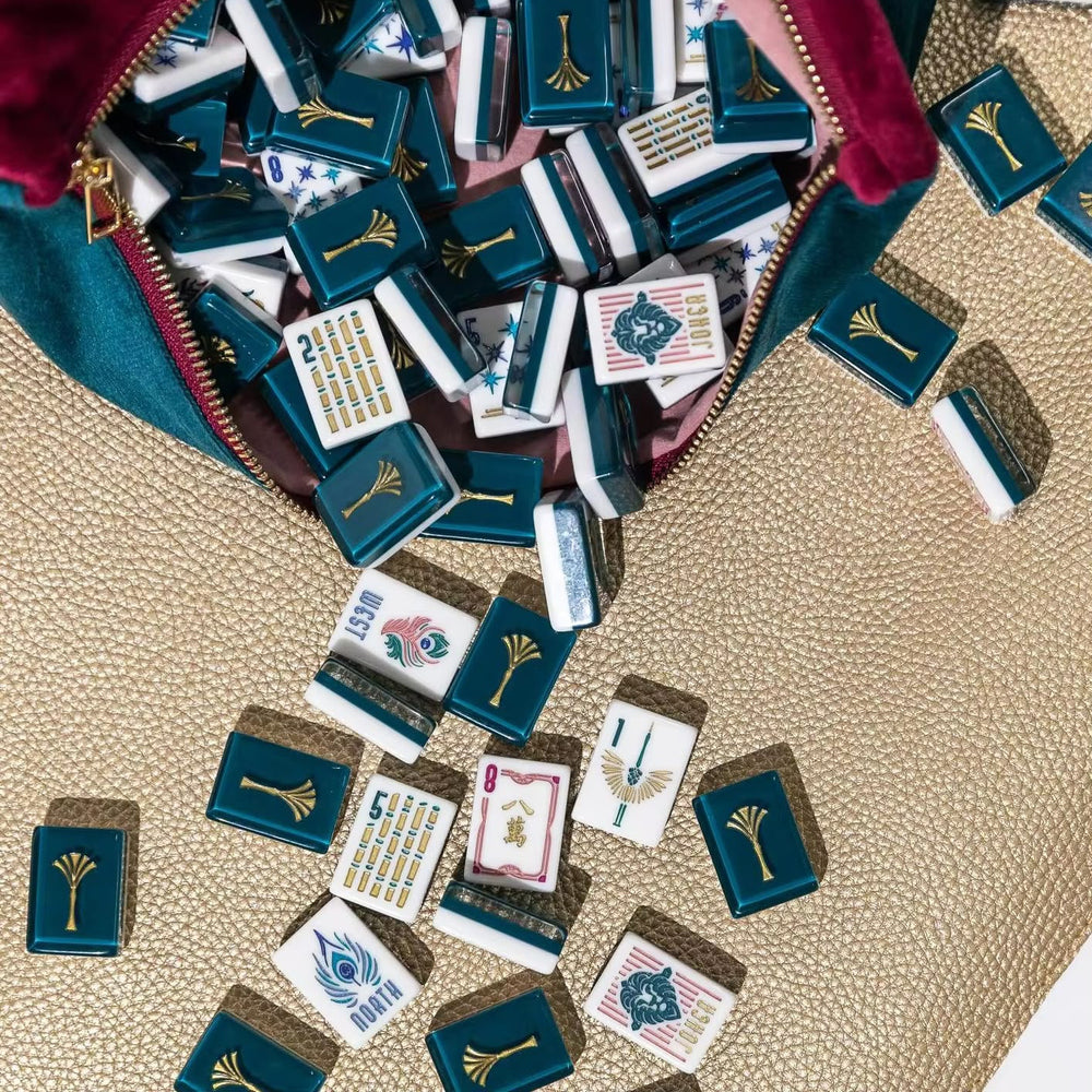 Midnight Ginkgo – Premium Mahjong Tiles