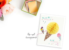 Ice Cream Pop Up Card