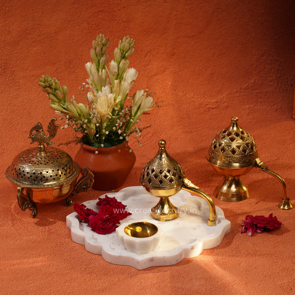 Marble Platters and Brass Artefacts
