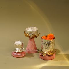 Luminous Resin Tea Light Holders