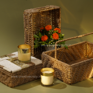 Eco Luxe Jute Boxes, Trays and Baskets