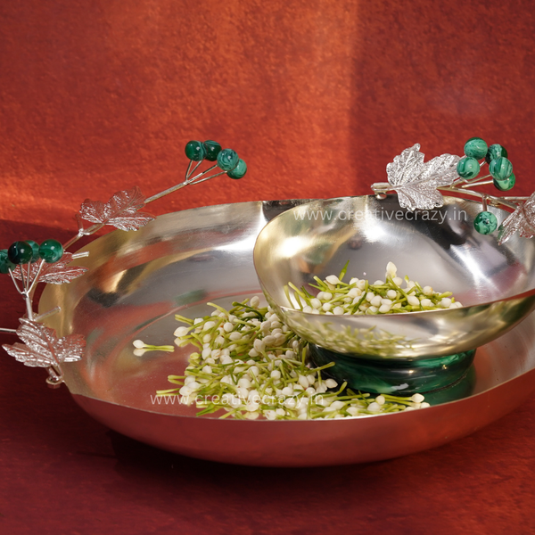 Silver Plated Resin Platters