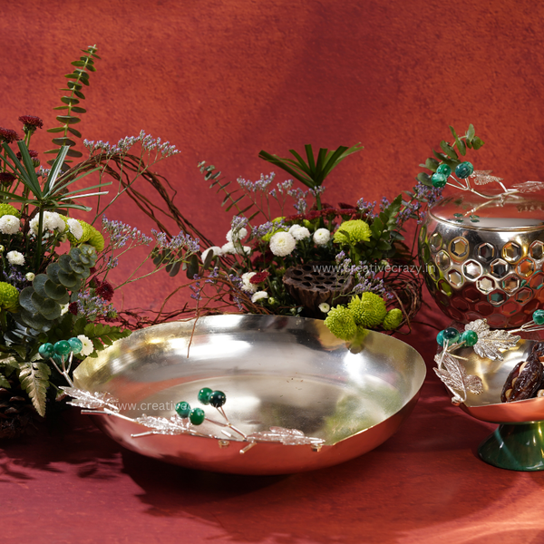 Silver Plated Resin Platters
